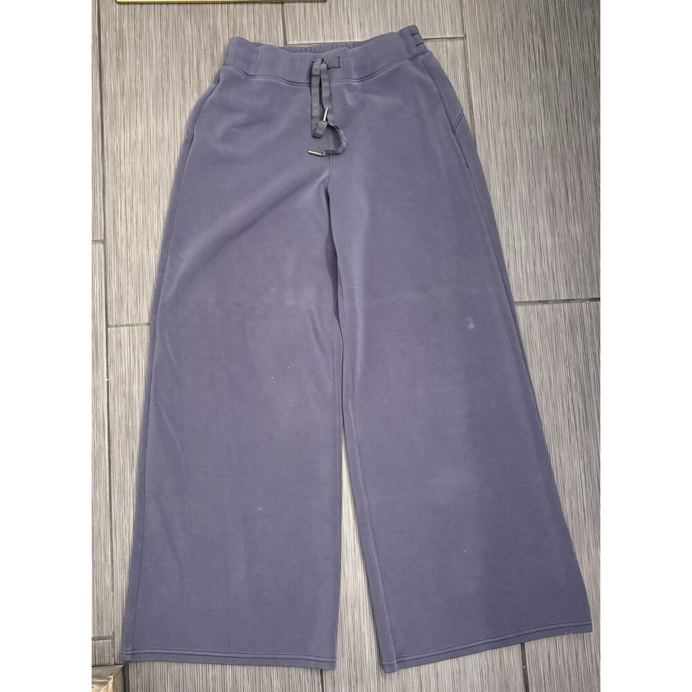 Spanx Air Essentials Wide Leg Pants Size Medium Storm Gray